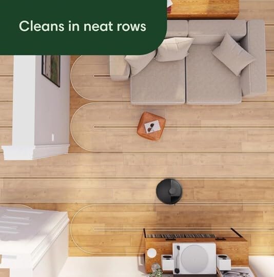 Detalle de iRobot Roomba 104 2-in-1 Robot Vacuum and Mop with LiDAR and Auto-Empty Dock
