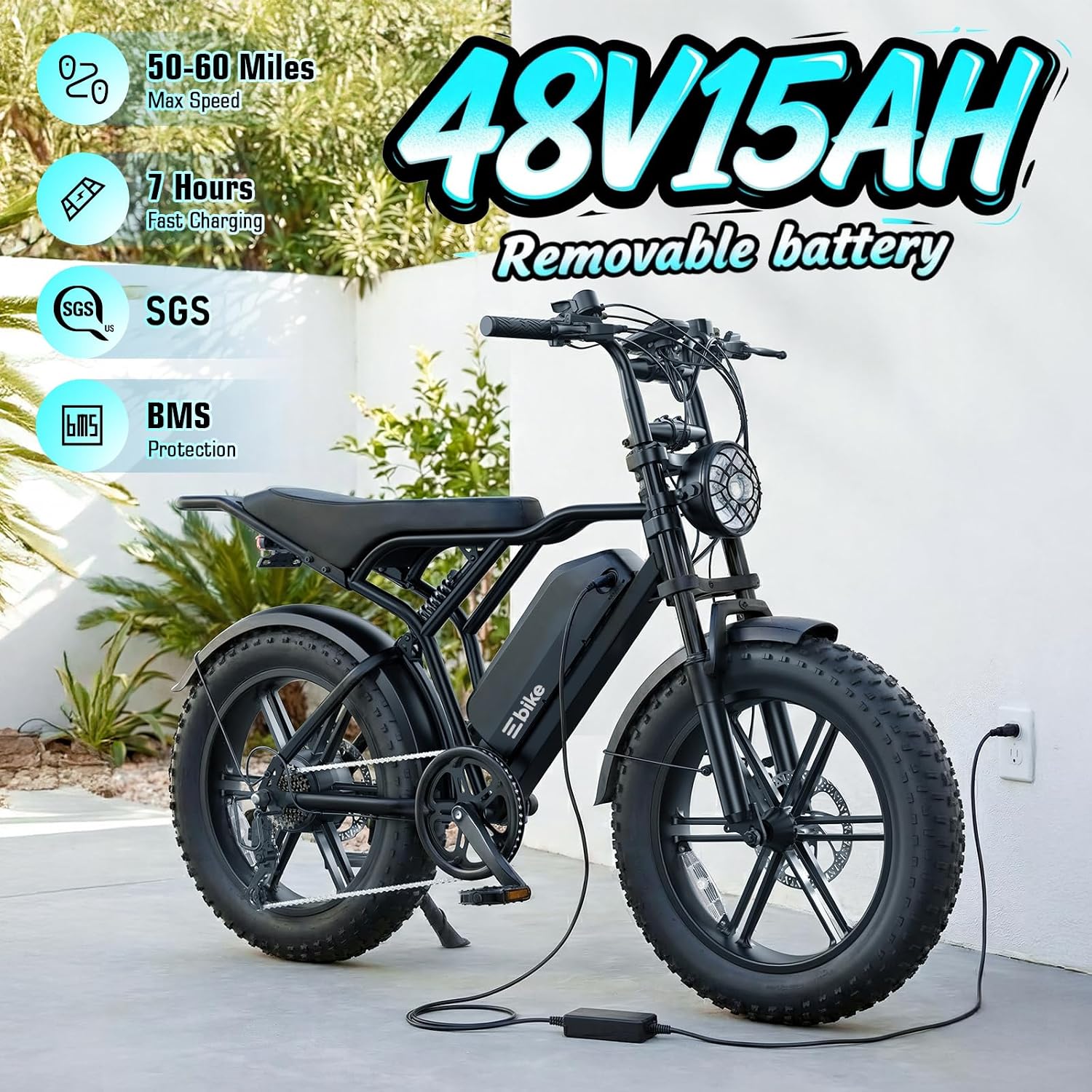Detalle de TST Electric Bike 48V 15Ah Battery