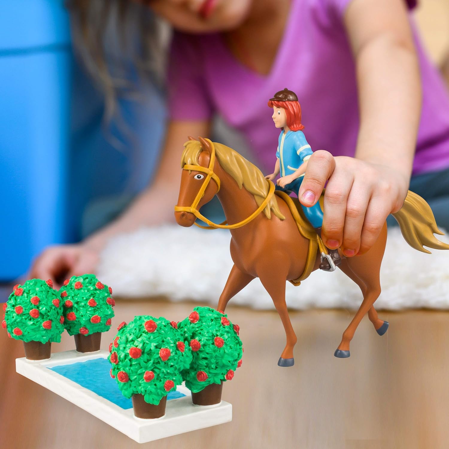 Thumbnail 1 de CRAZE Bibi & Tina 14639 – Jeu de figurines de chevaux Tina et Amadeus avec accessoires