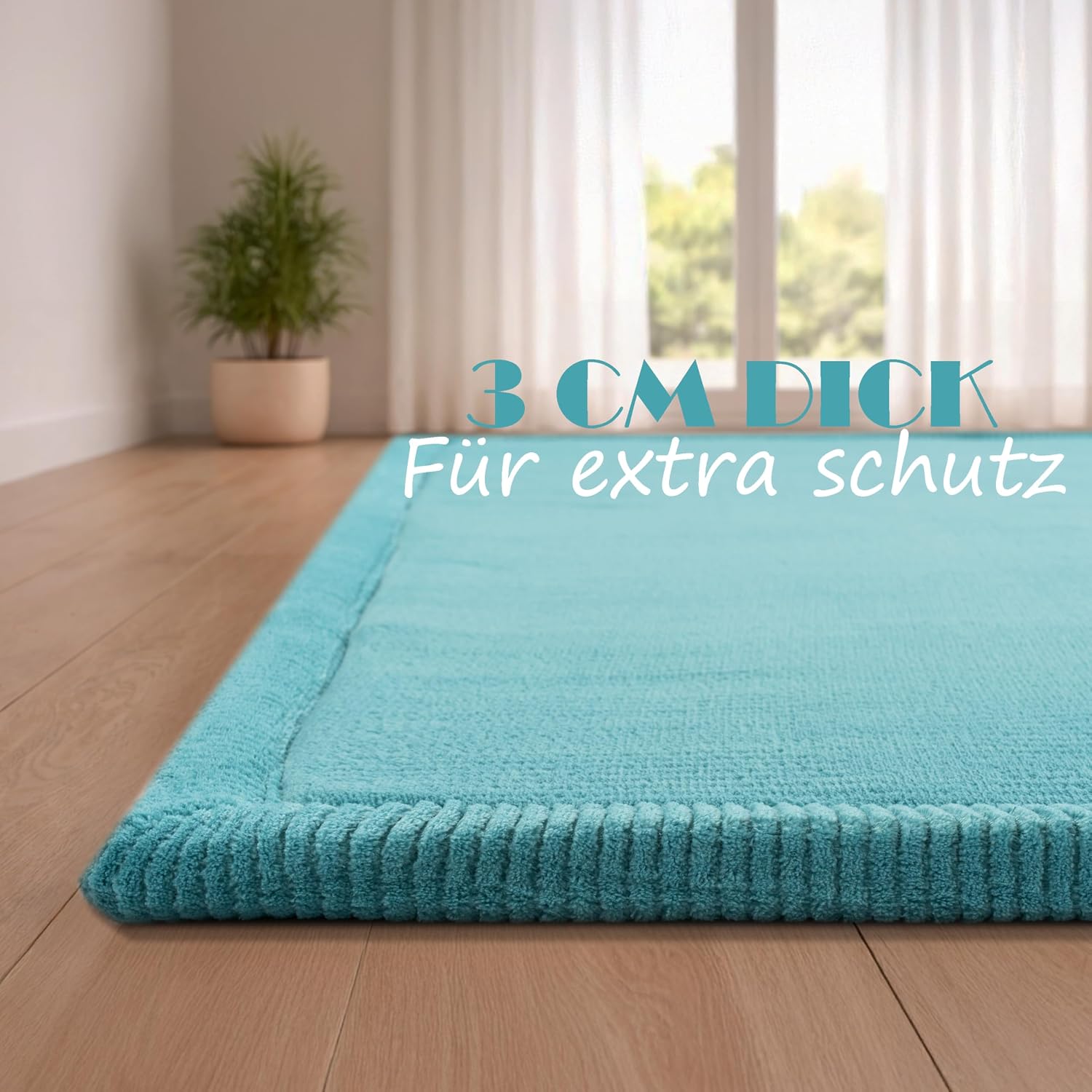 Thumbnail 4 de Paco Home Teppich Kinderzimmer Rund 200 cm