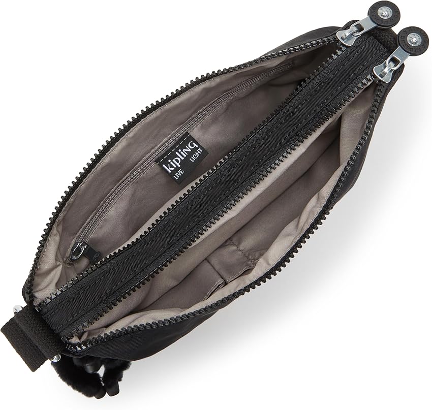Thumbnail 3 de Kipling Alvar Bandolera Mediana en Black Noir