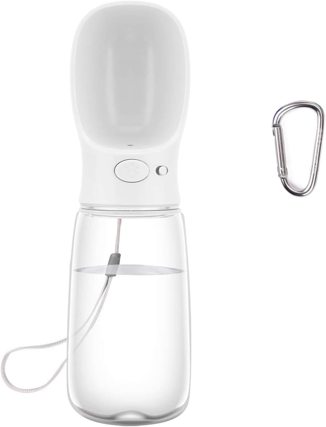 Detalle de COTOP Hundetrinkflasche 550 ml weiß