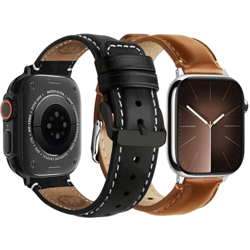 Detalle de Fullmosa Correas Cuero Apple Watch