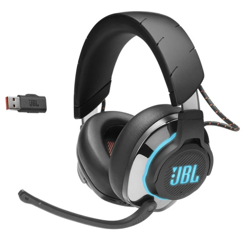 Detalle de JBL Quantum 810 Wireless: Auriculares gaming con sonido envolvente y 43 h de batería