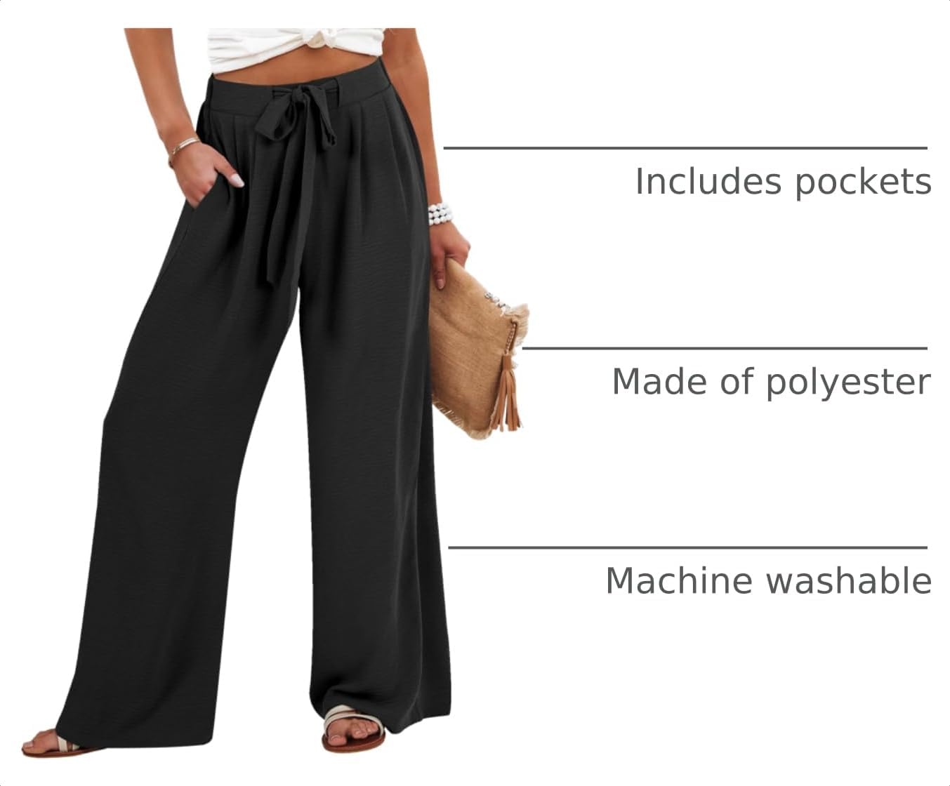 Detalle 2 de Caracilia Wide Leg Palazzo Pants S