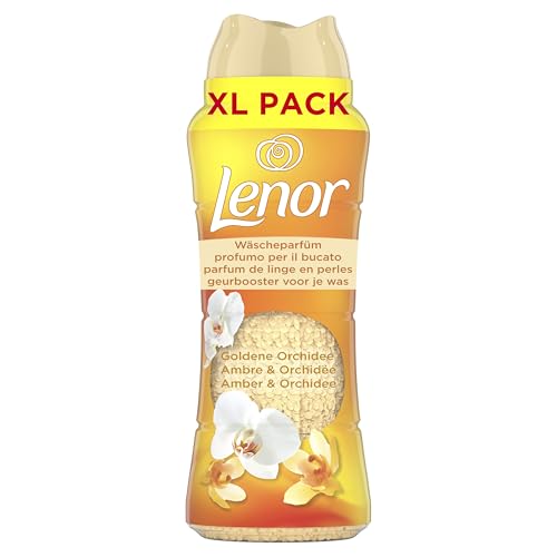 Detalle de Lenor Wäscheparfüm Goldene Orchidee, 495g – lang anhaltender Duft für Textilien
