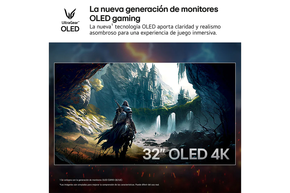 Thumbnail 1 de LG OLED 4K 32" DualMode: Setup de 2 monitores gaming 32GX87-32G8.SET