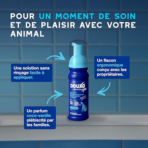Detalle de DOUXO Skin & Coat Spa Ultra-Safe Mousse sans rinçage pour Chiens – 150 ML