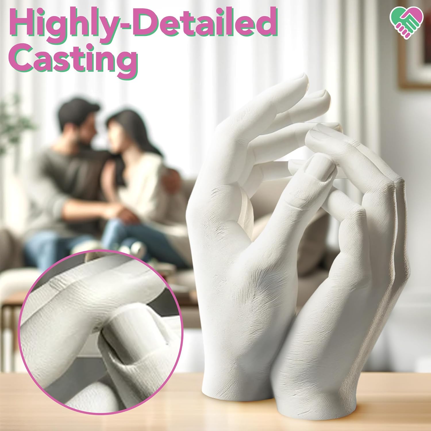 Thumbnail 4 de Luna Bean Hand Casting Kit 2 Hands 🖐