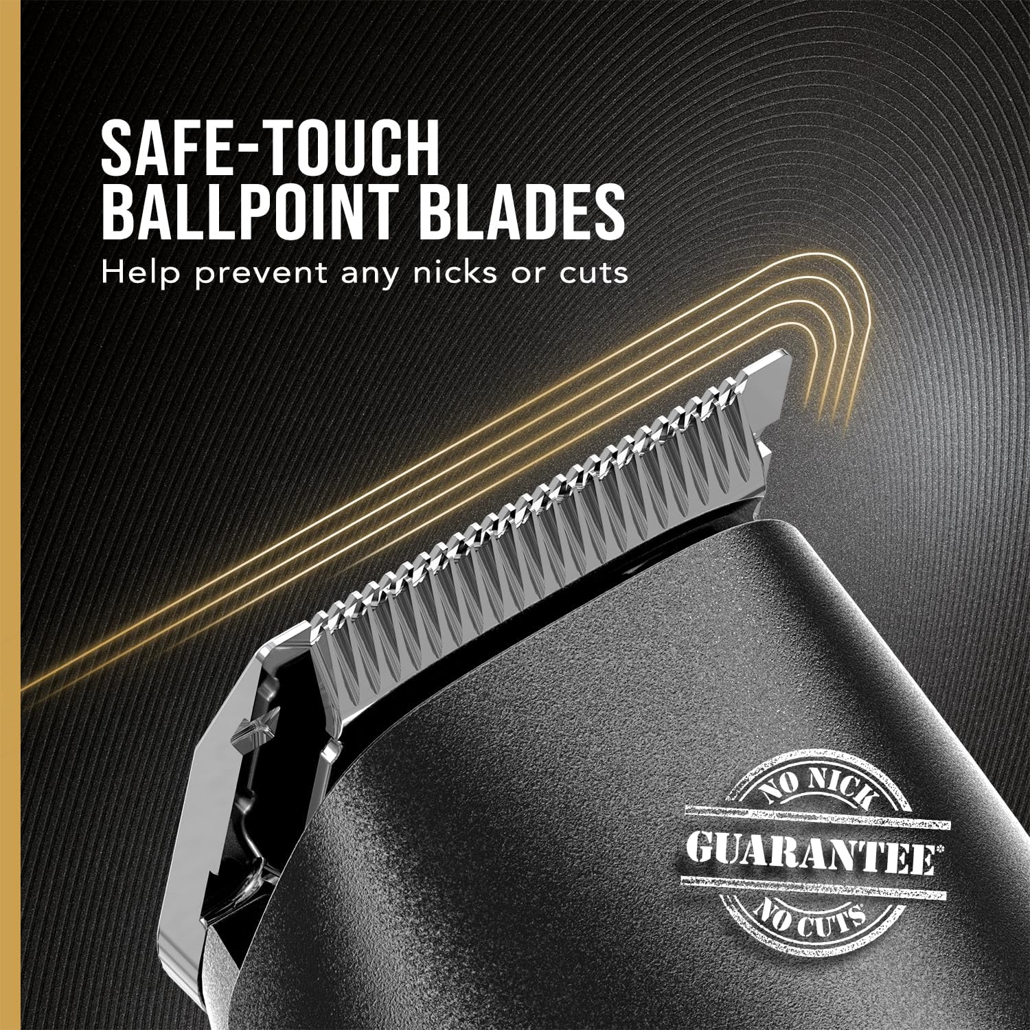 Detalle de WAHL Manscaper Lithium Trimmer Corpo e Parti Intime: rifiniture precise e versatilità impermeabile