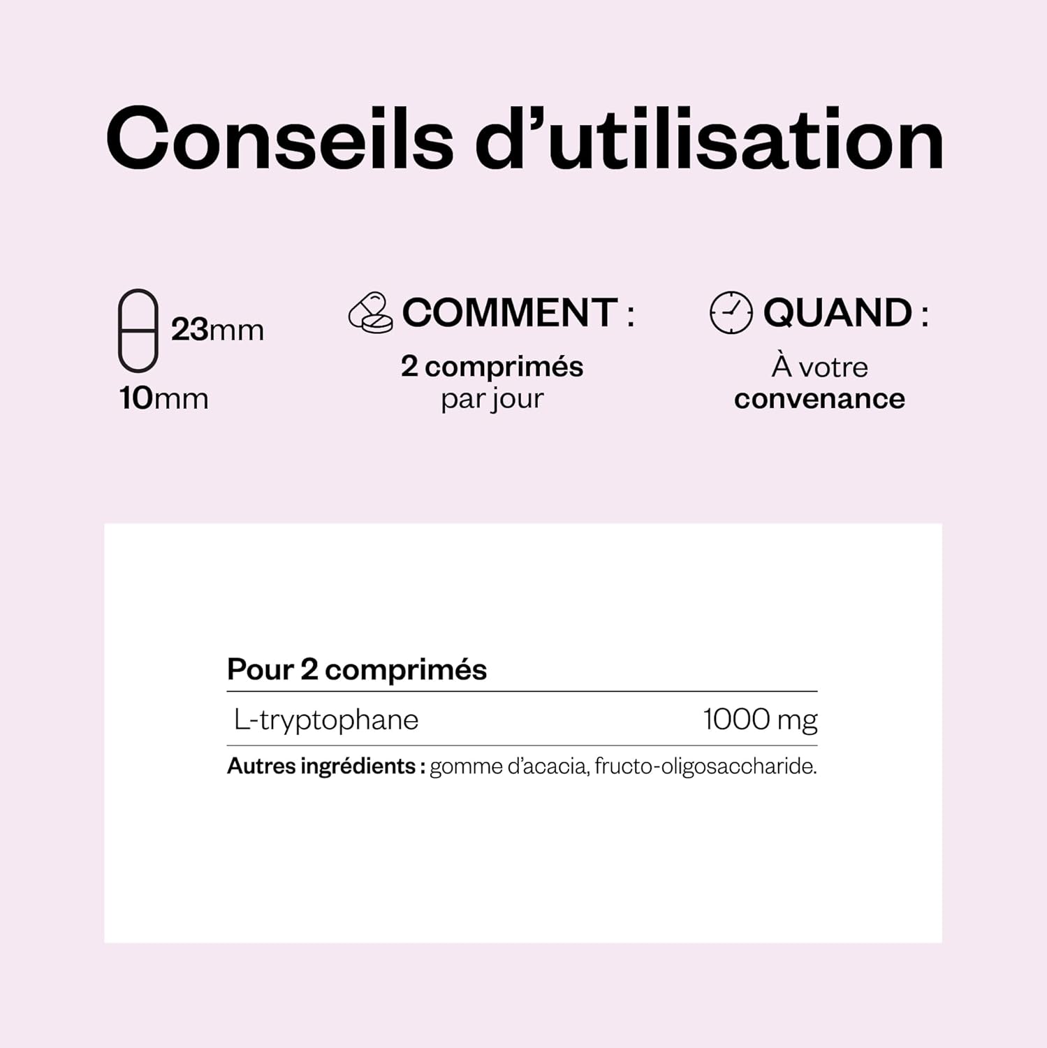 Thumbnail 6 de L-Tryptophane Supersmart — Précurseur de la sérotonine et de la mélatonine, vegan et sans gluten