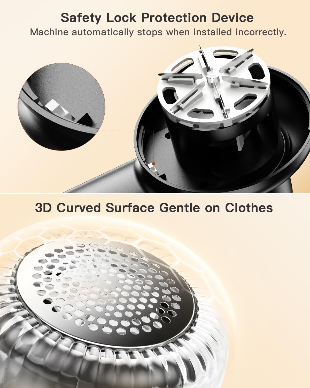 Detalle 1 de coldSky Fabric Shaver with 6-Leaf Blades