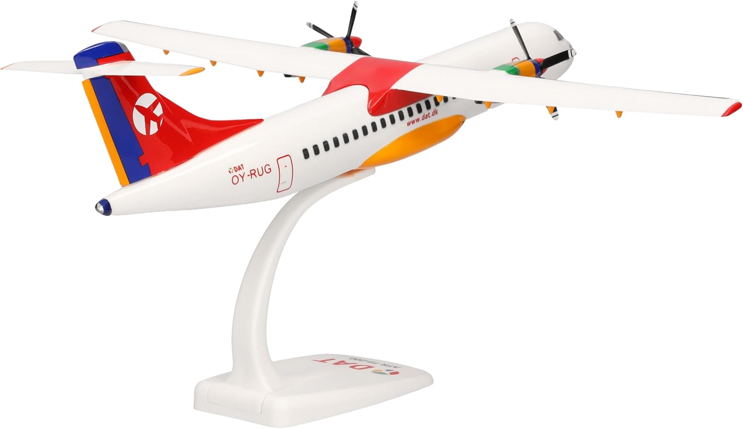 Detalle 2 de Herpa Snap-Fit DAT ATR-72-200 – model samolotu 1:100 z podstawką