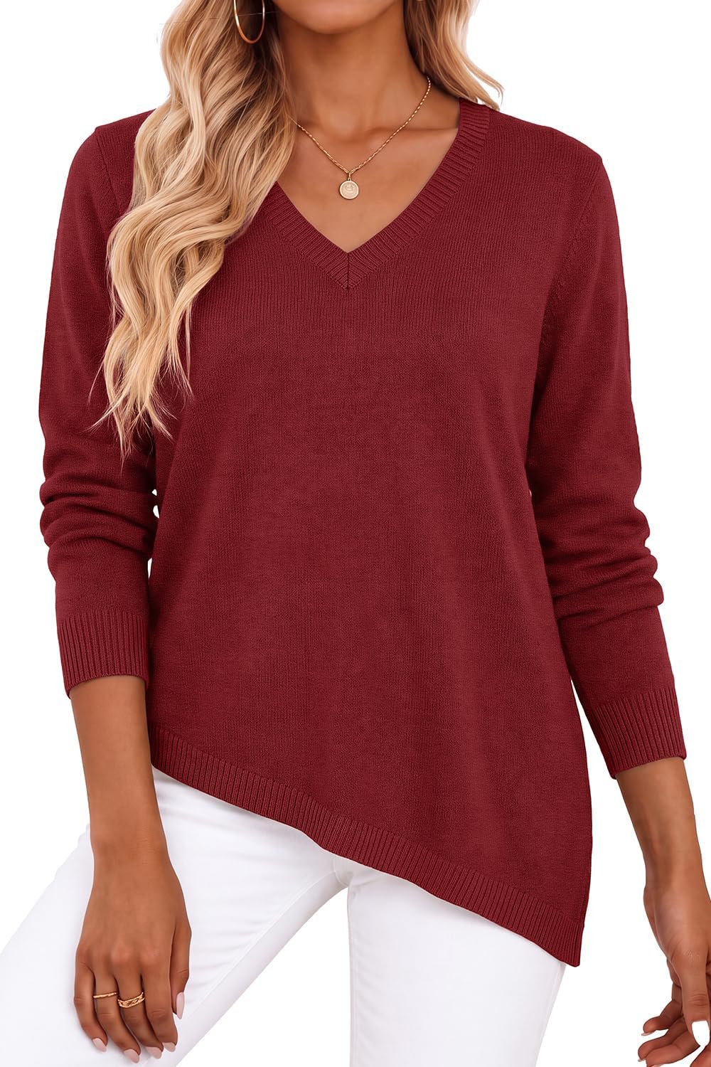 Detalle de WIHOLL Women's Sweater in Viscose Blend