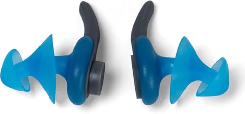 Detalle de Speedo Tapones Biofuse: diseño ergonómico para protección auditiva en natación (Charcoal, Pool, One Size)