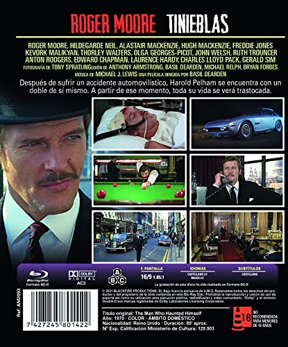 Thumbnail 1 de Tinieblas (Bd-R) (Blu-ray) – The Man Who Haunted Himself. Blu-ray importación España