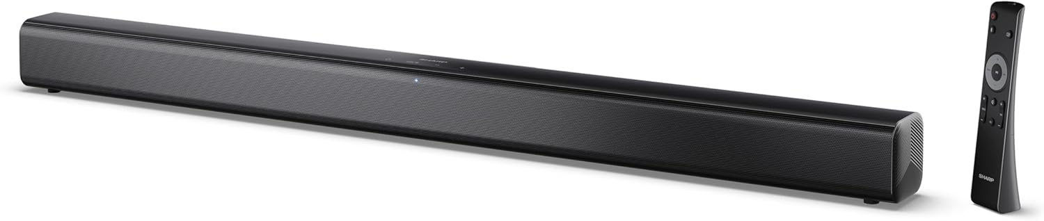 Detalle de SHARP HT-SB145 2.0-Kanal-Soundbar – 150 W Leistung, Bluetooth 5.3, HDMI ARC/CEC, USB-Wiedergabe