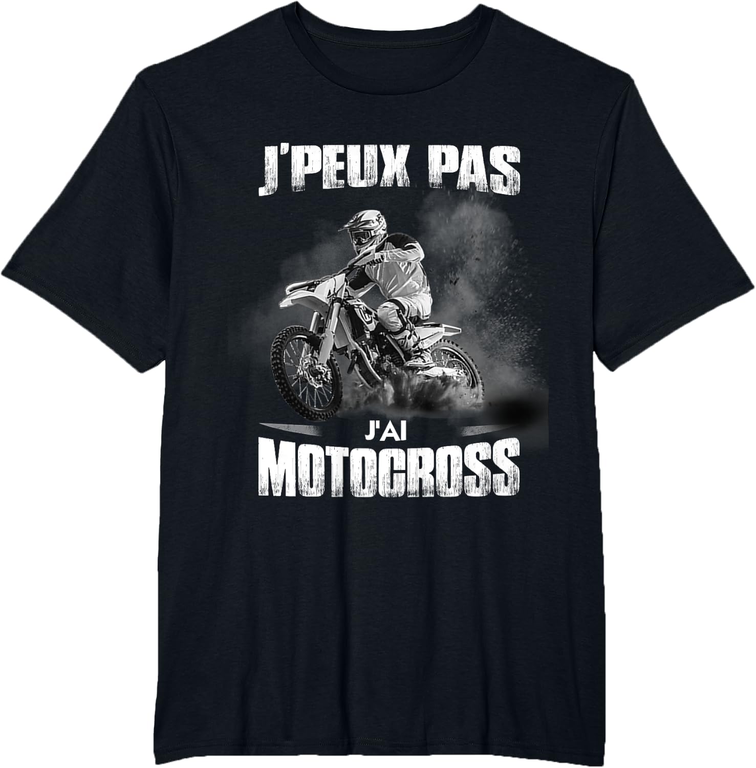 Detalle de J'peux Pas J'Ai Motocross – T-shirt Motocross Humour pour Motards