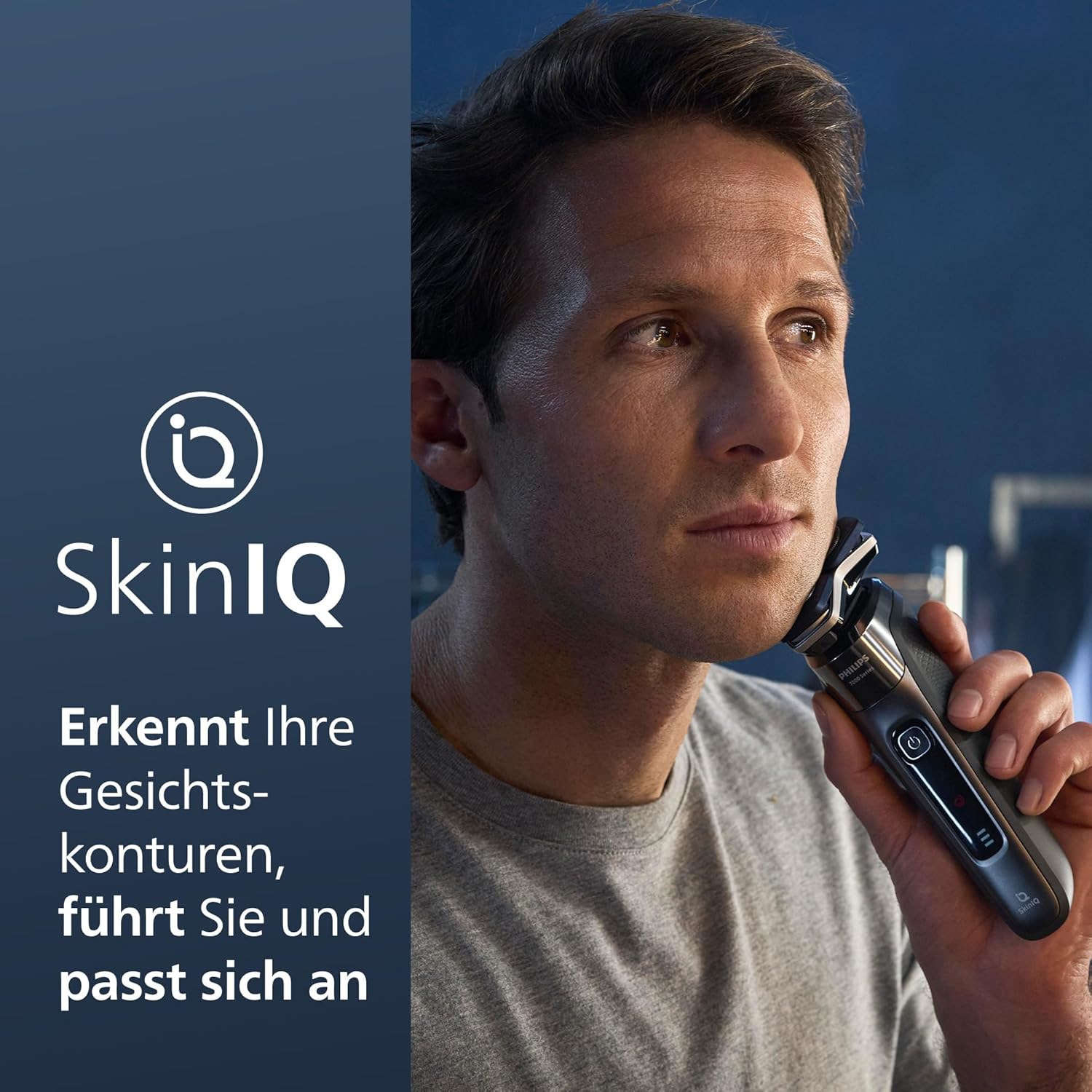 Thumbnail 2 de Philips Shaver S7000 (S7887/78): Nass- und Trockenrasierer mit SkinIQ, ausklappbarem Trimmer und Reinigungsstation