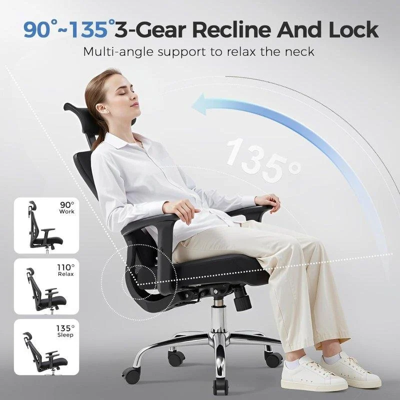 Detalle 2 de Silla Ergonómica GTPLAYER: comodidad para largas sesiones de oficina y gaming