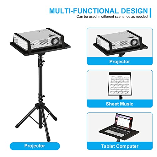 Thumbnail 2 de DECOSIS Projector Stand Tripod: Height-Adjustable Laptop & Projector Stand