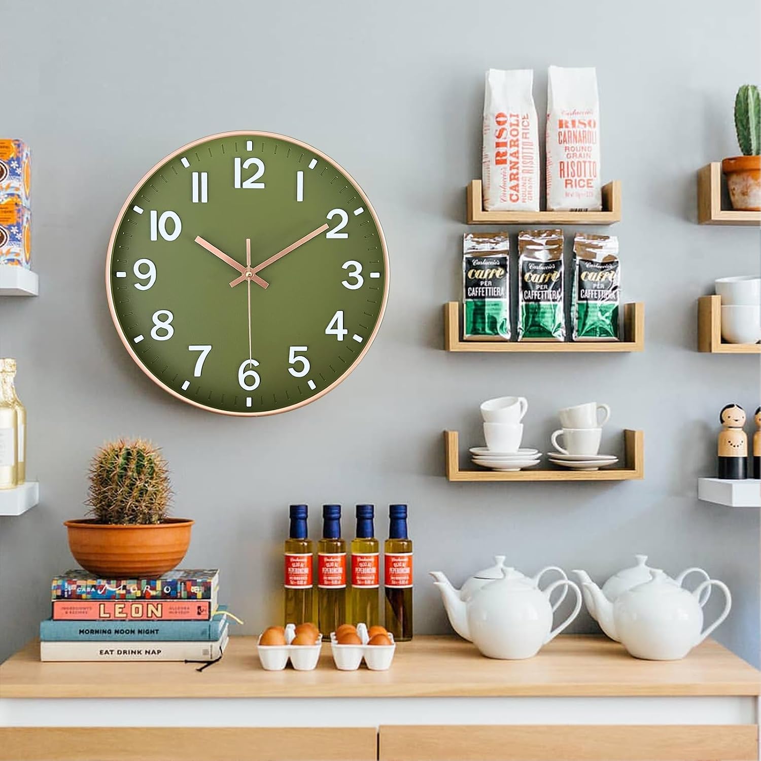 Detalle de AIRUIFU Wall Clock 8-Inch