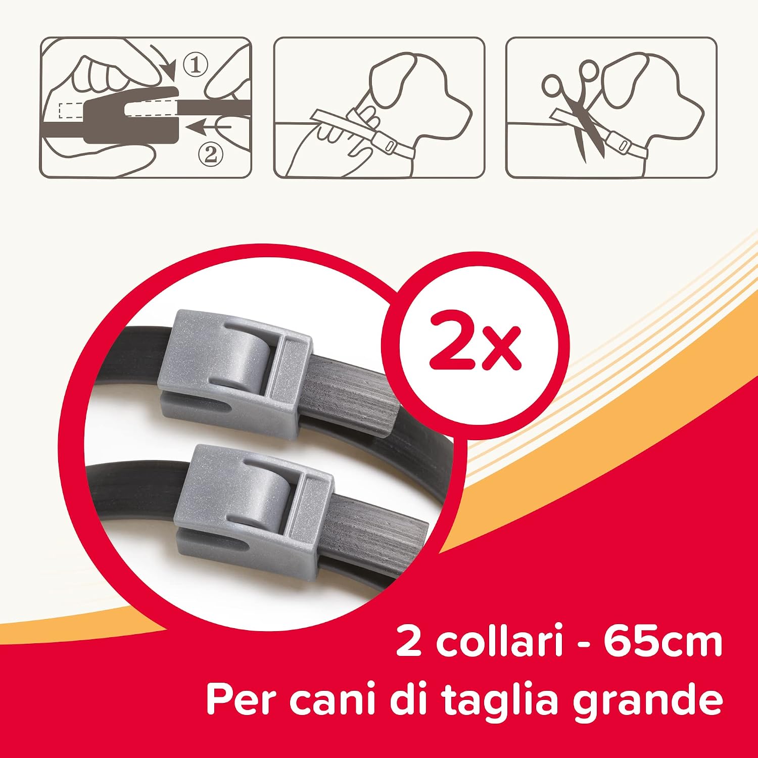 Detalle 2 de Beaphar Canishield Collare antiparassitario 65 cm Large