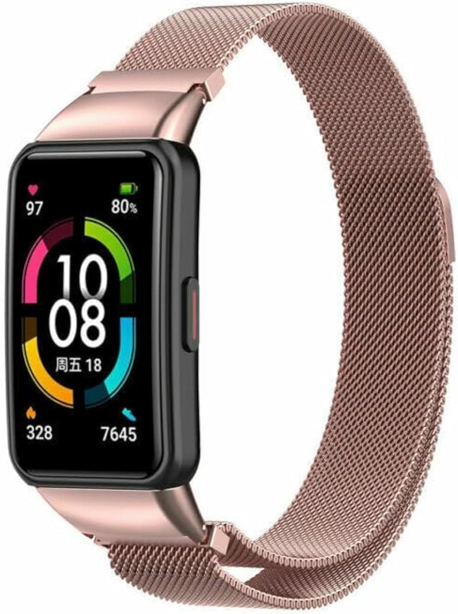Thumbnail 6 de Panda Bobo Stainless Steel Strap for Huawei Band 6/6 Pro and Honor Band 6/7