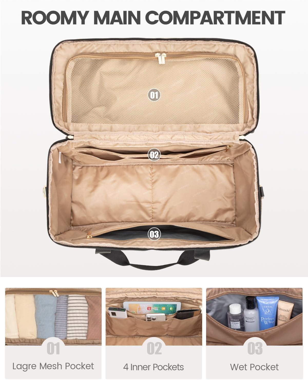 Thumbnail 3 de LOVEVOOK Travel Bag 53cm carry‑on