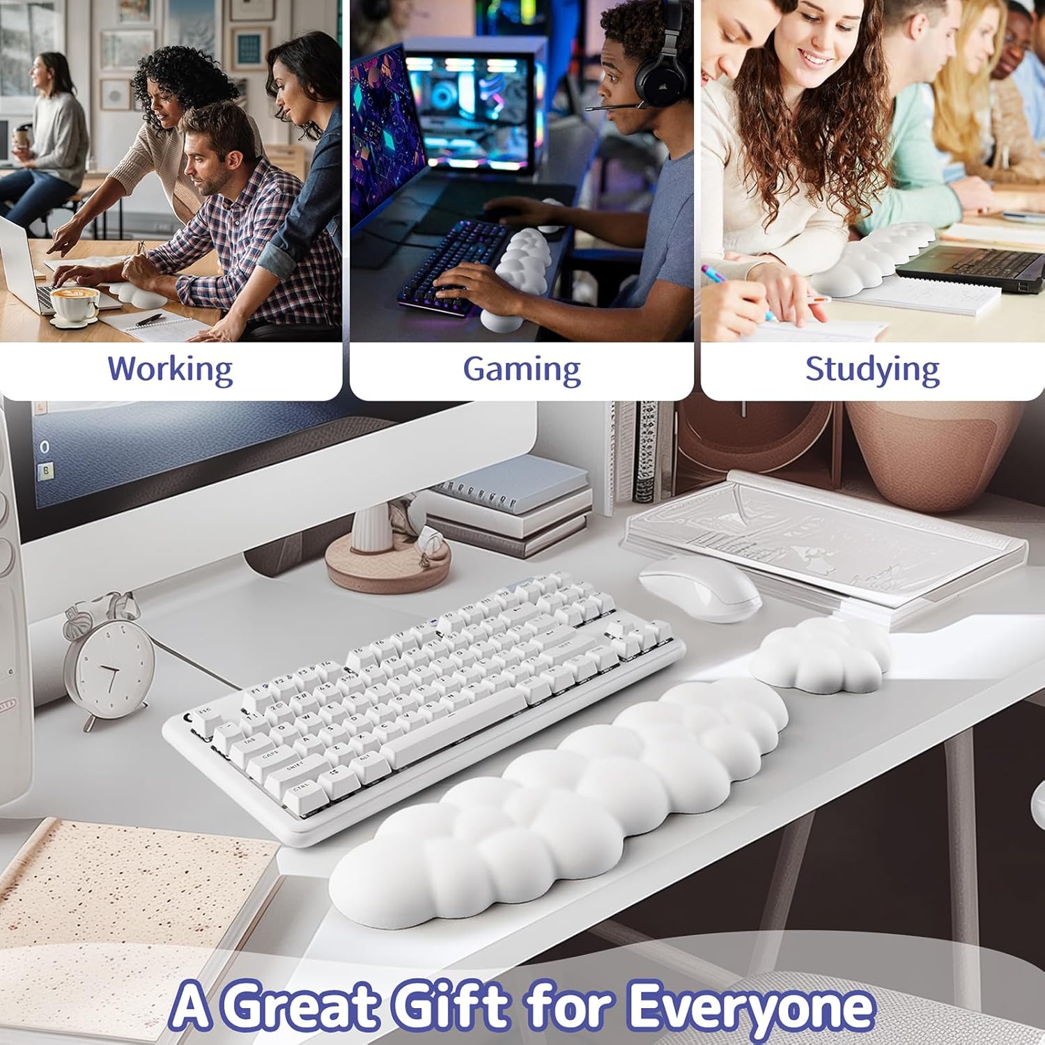 Thumbnail 5 de Sushret Cloud Wrist Rest 1pc for keyboard ๐ฑ