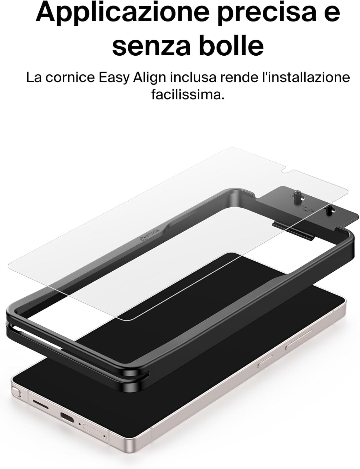 Thumbnail 2 de Belkin ScreenForce Titan EcoGuard: Pellicola protettiva a luce rossa per Samsung Galaxy S26 Ultra