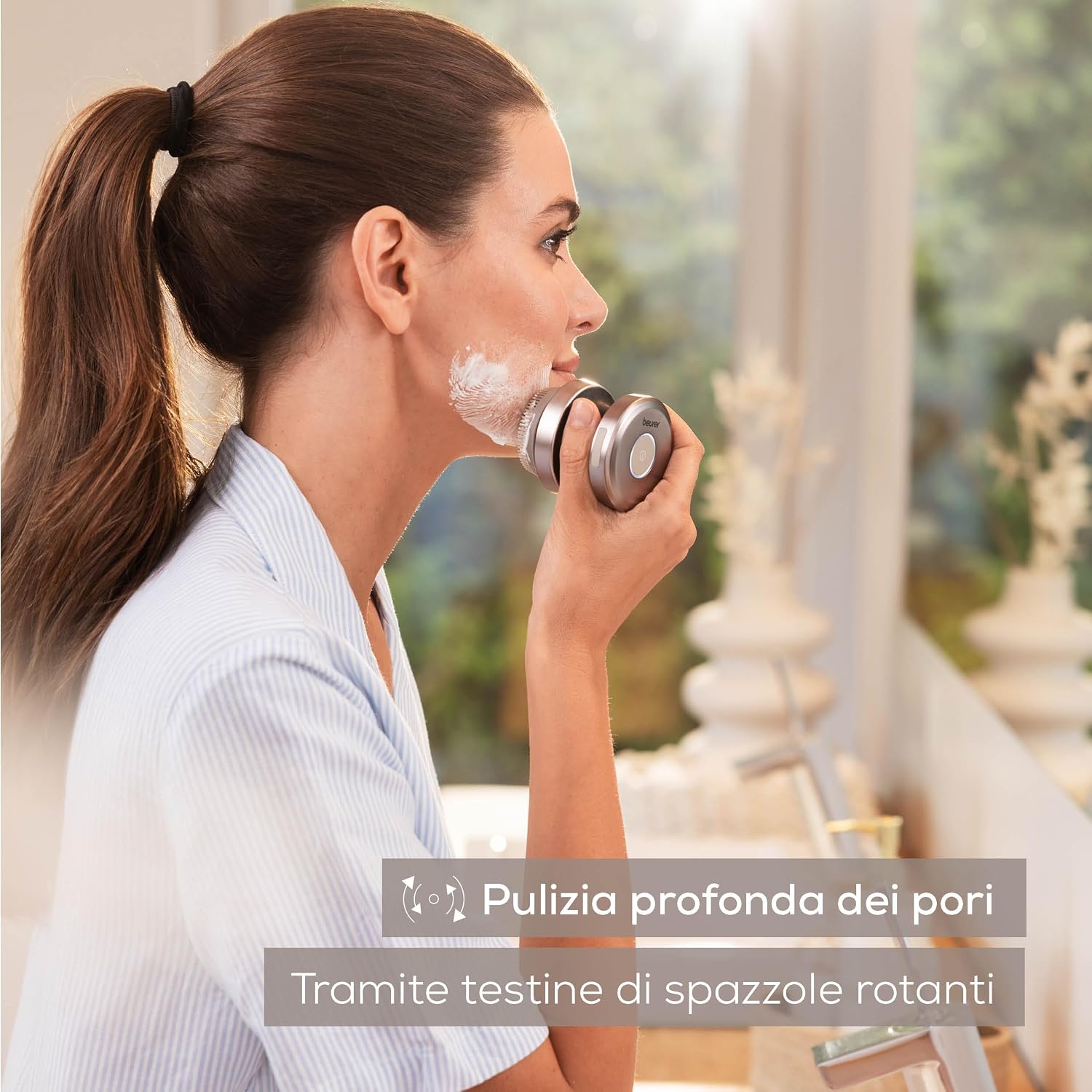 Detalle 2 de Beurer FC 59 Dual Spazzola Viso rotante