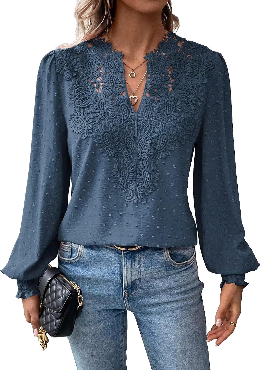 Detalle de Falechay Women's Blouse, Long Sleeve