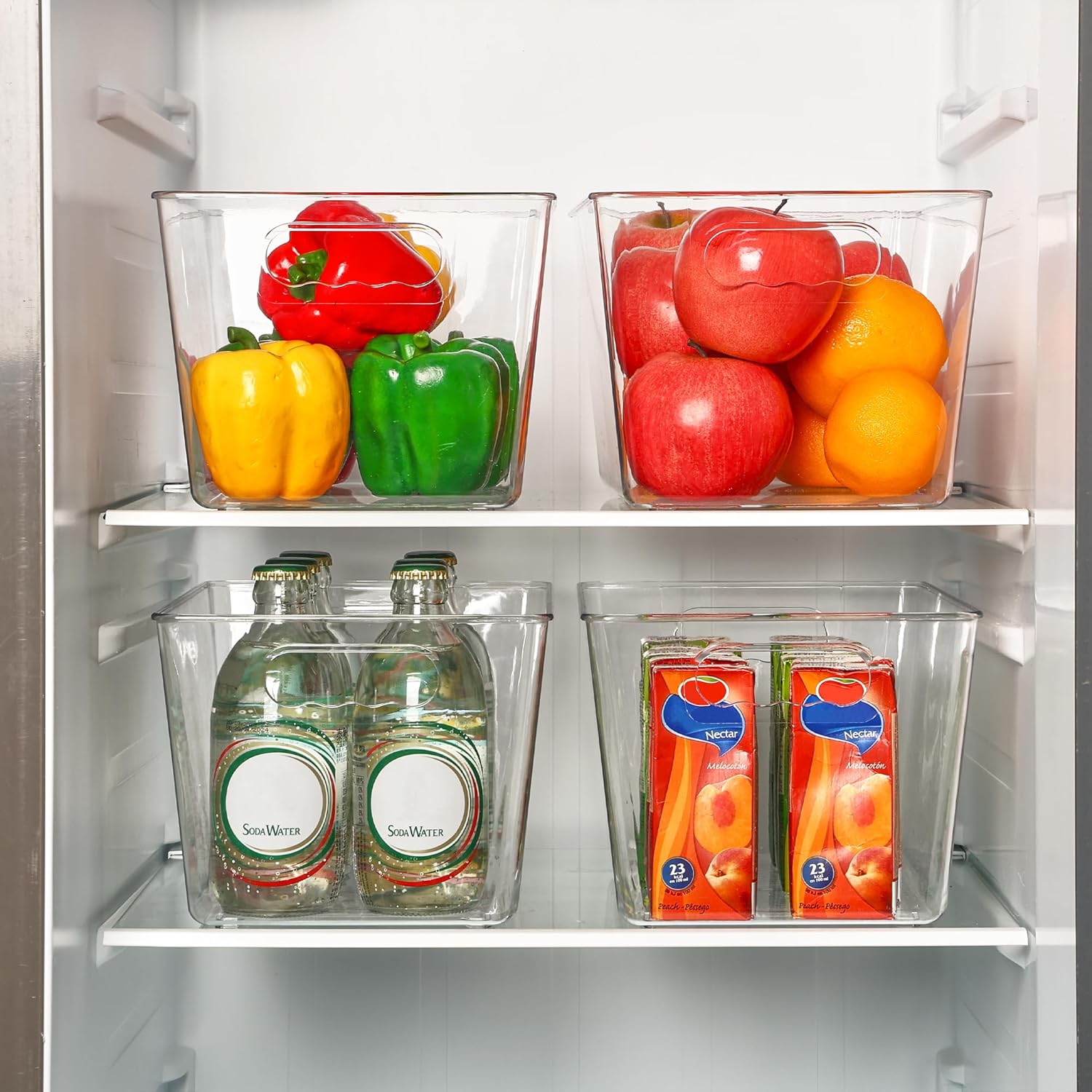 Thumbnail 5 de Vtopmart 6 Pack Clear Storage Boxes 28.6cm