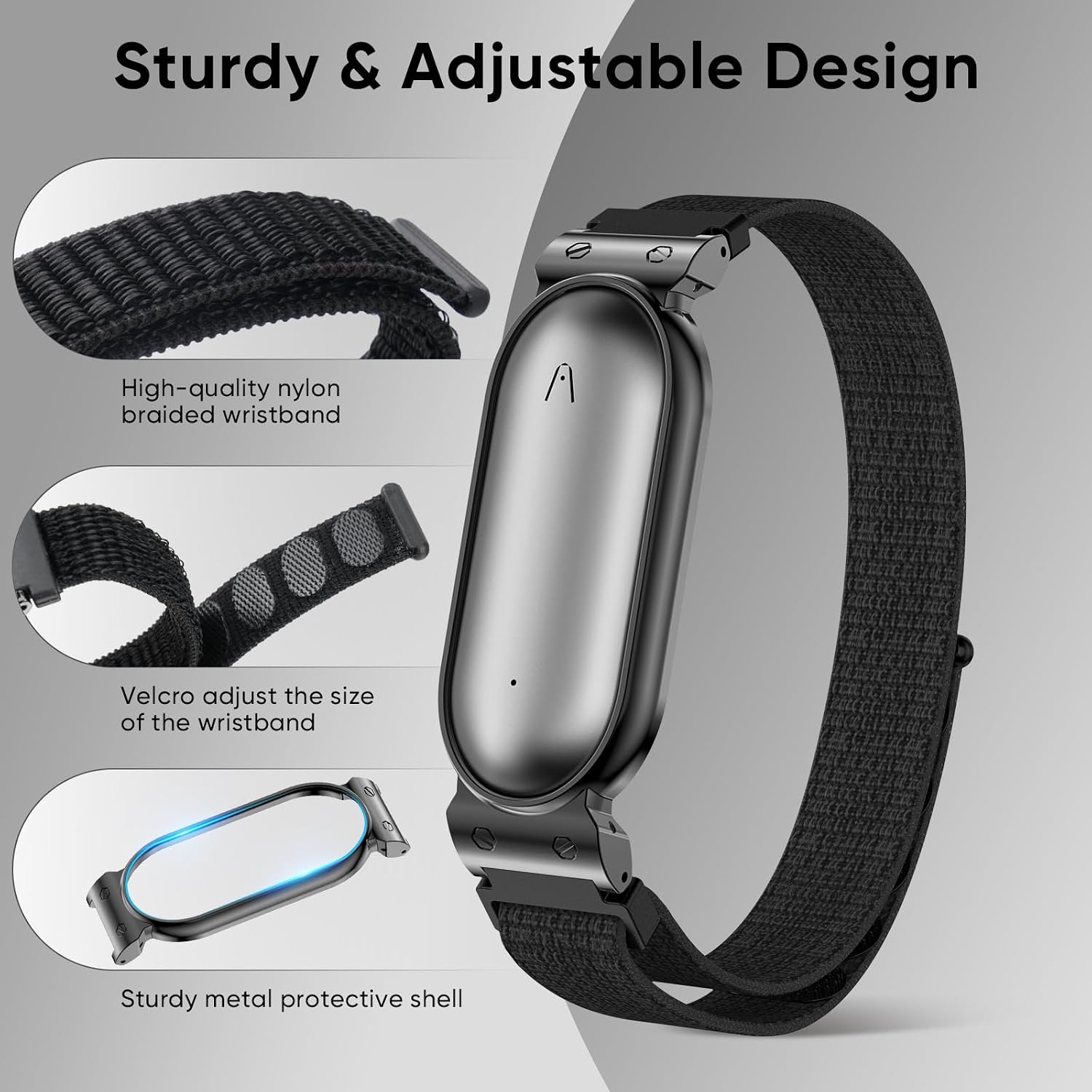 Thumbnail 2 de BLIKEJIN Nylon Loop Strap for PLAUD NotePin S Ai / NotePin Ai