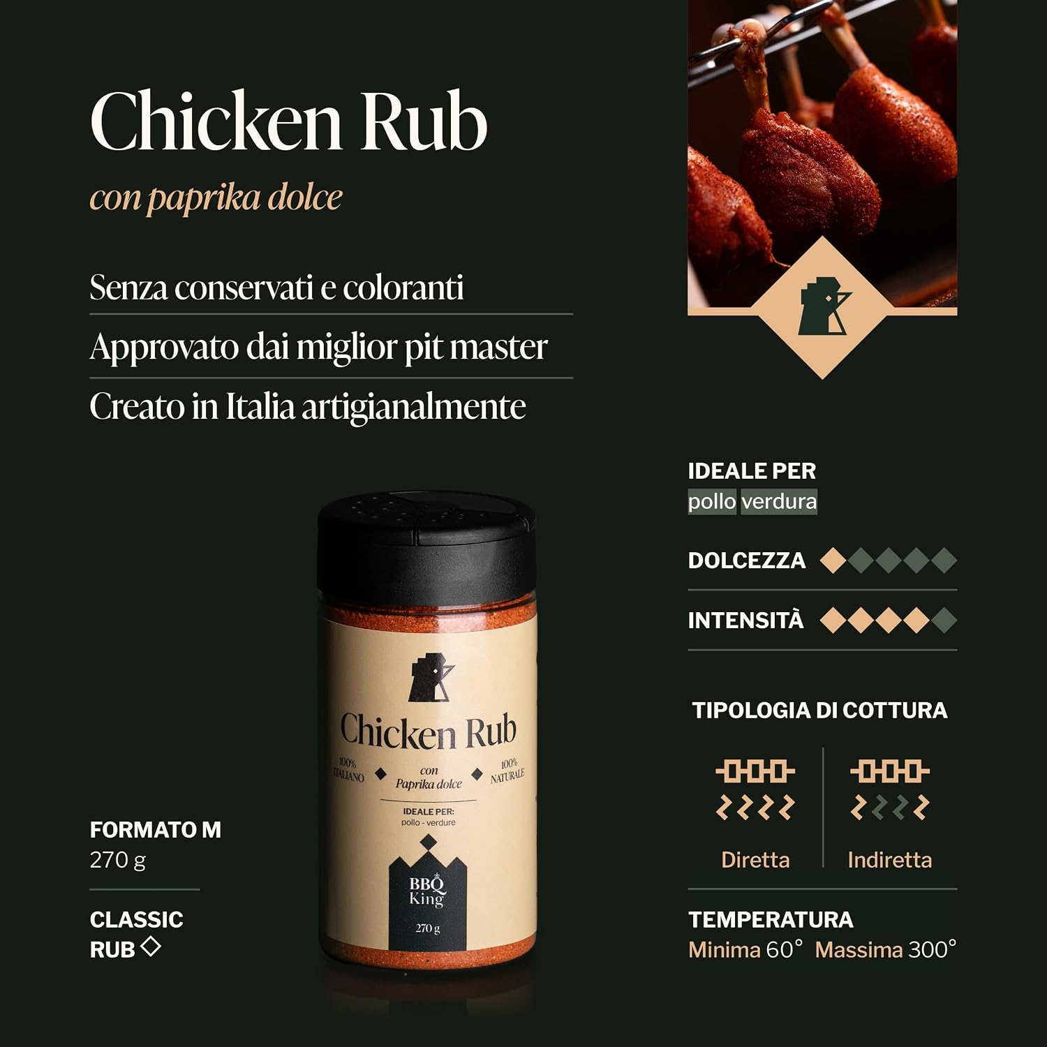 Thumbnail 6 de BBQ KING – Multi Pack Pitmaster Rub: 4 miscele 100% Made in Italy per barbecue impareggiabile