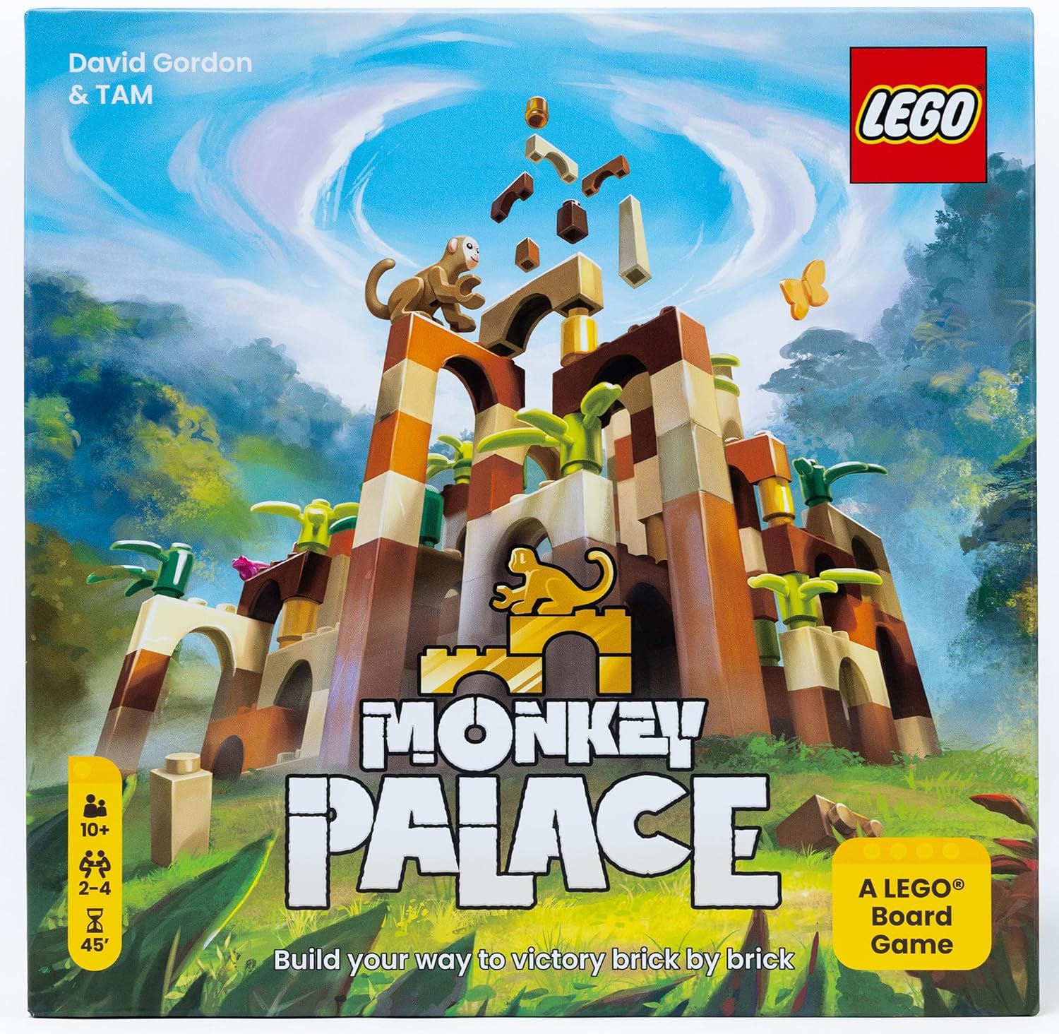 Detalle de Monkey Palace: Asmodee – A LEGO Board Game for Brick-by-Brick Victory