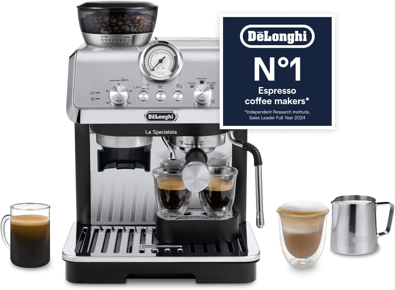 Detalle de De'Longhi La Specialista Metal Barista EC9155.MB 1450W