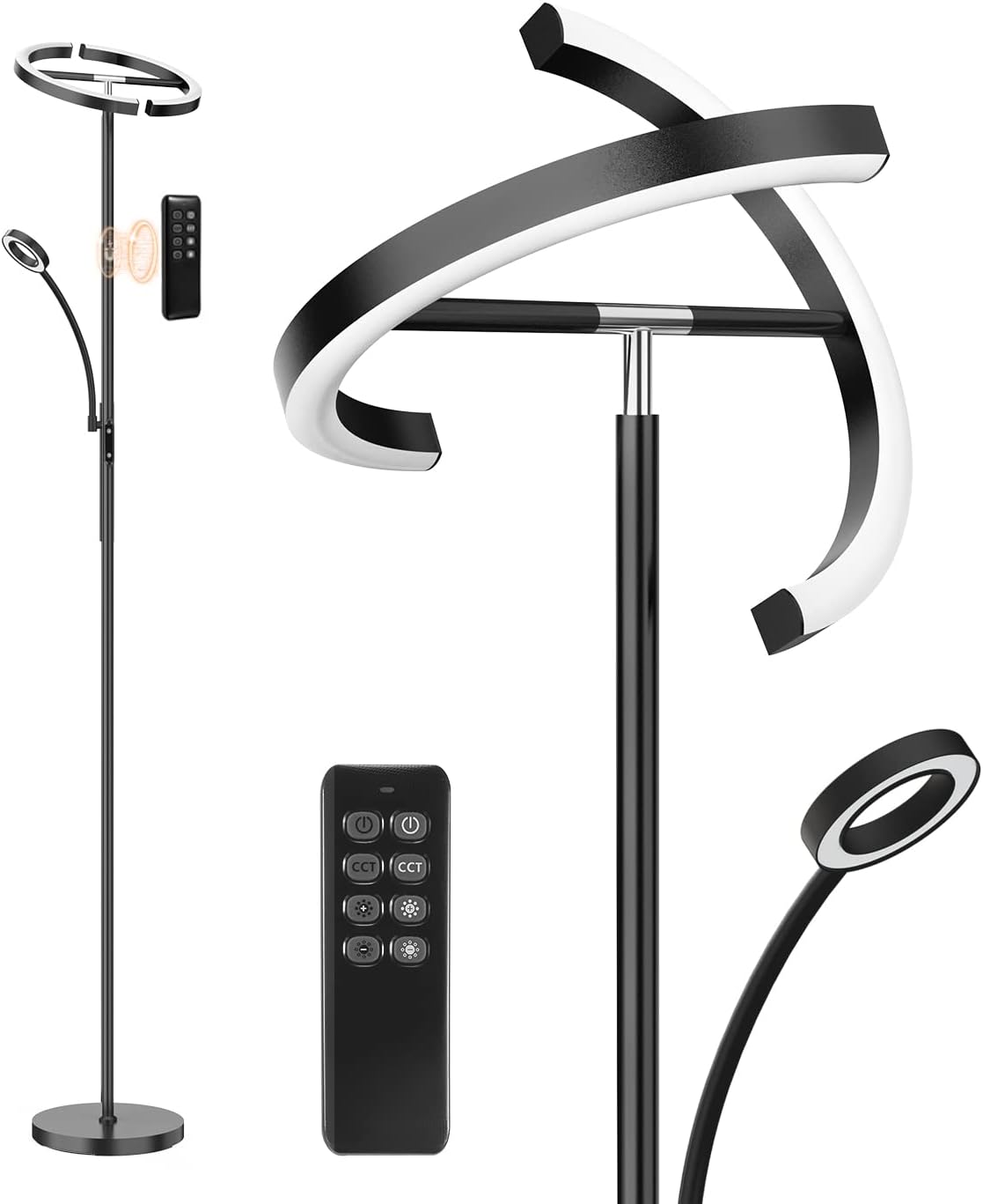 Detalle de ANTENLICHT LED Stehlampe Dimmbar 20 W