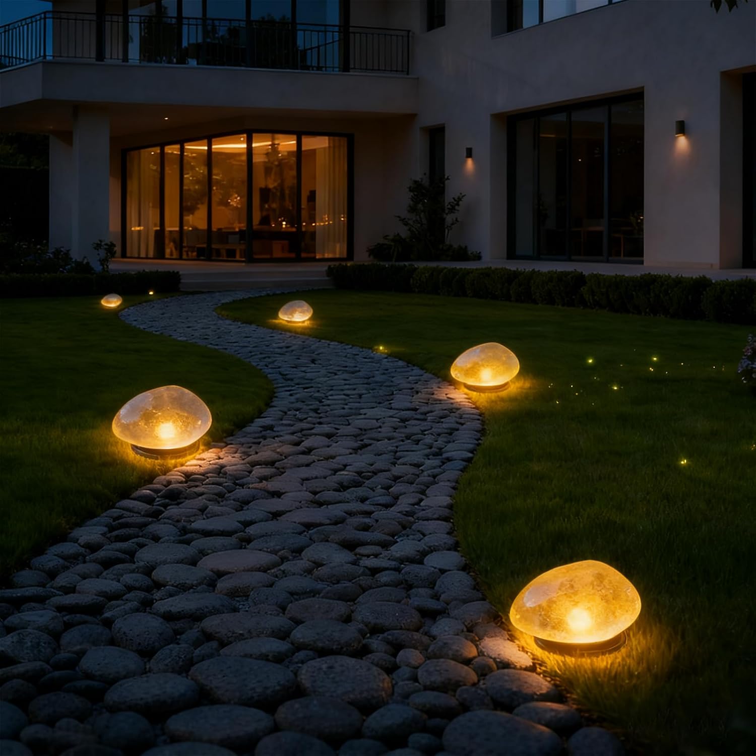 Detalle 2 de Hqynss Solar Garden Lights 2 pack