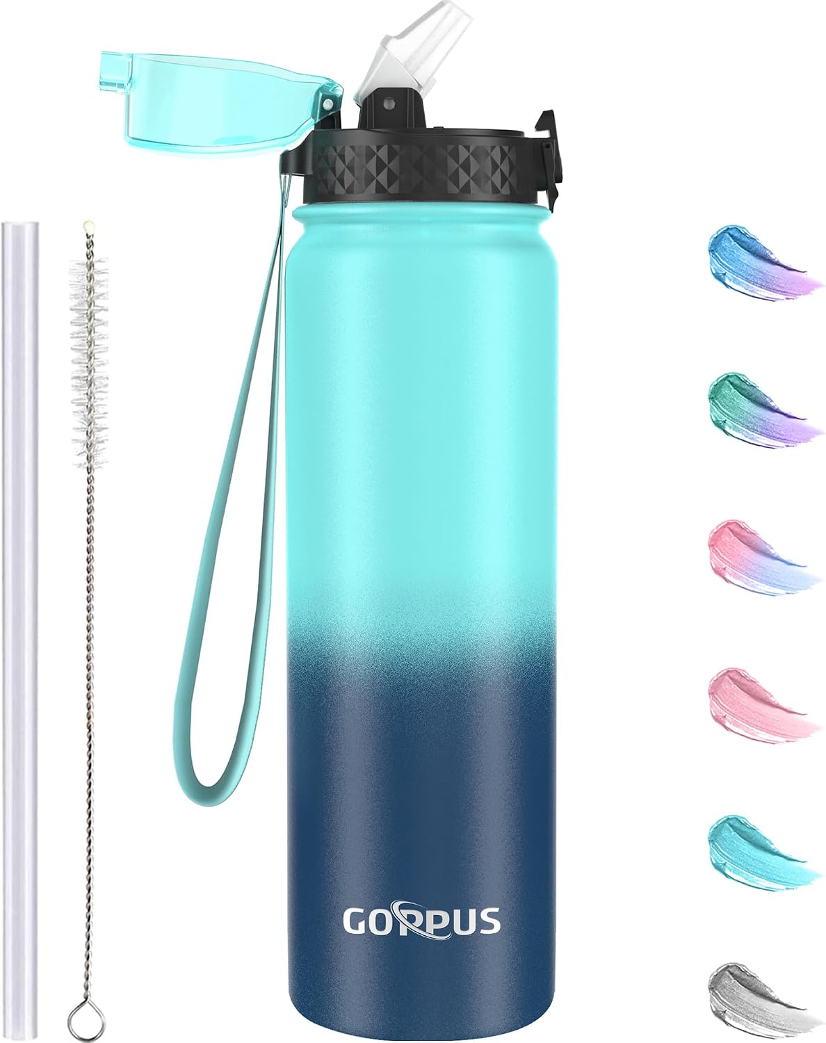 Detalle de GOPPUS 1L Stainless Steel Water Bottle
