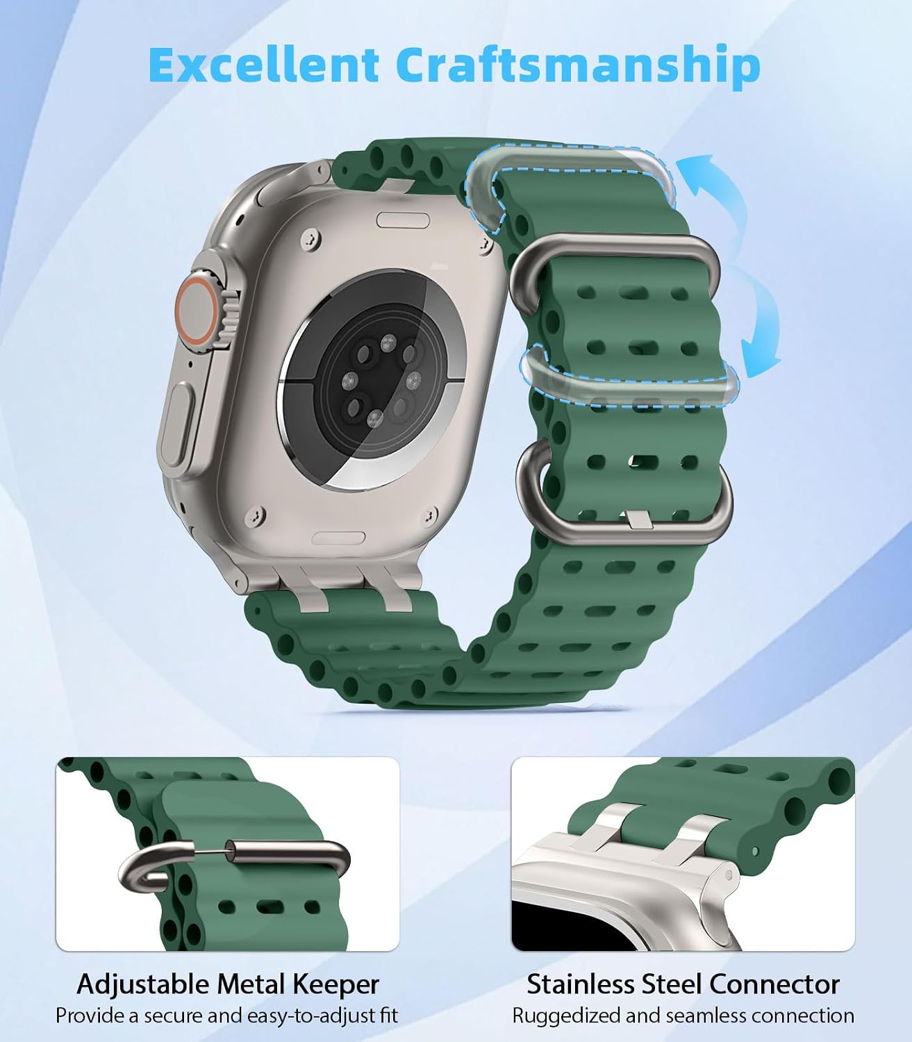 Thumbnail 3 de MoKo Ocean Band for Apple Watch, silicone
