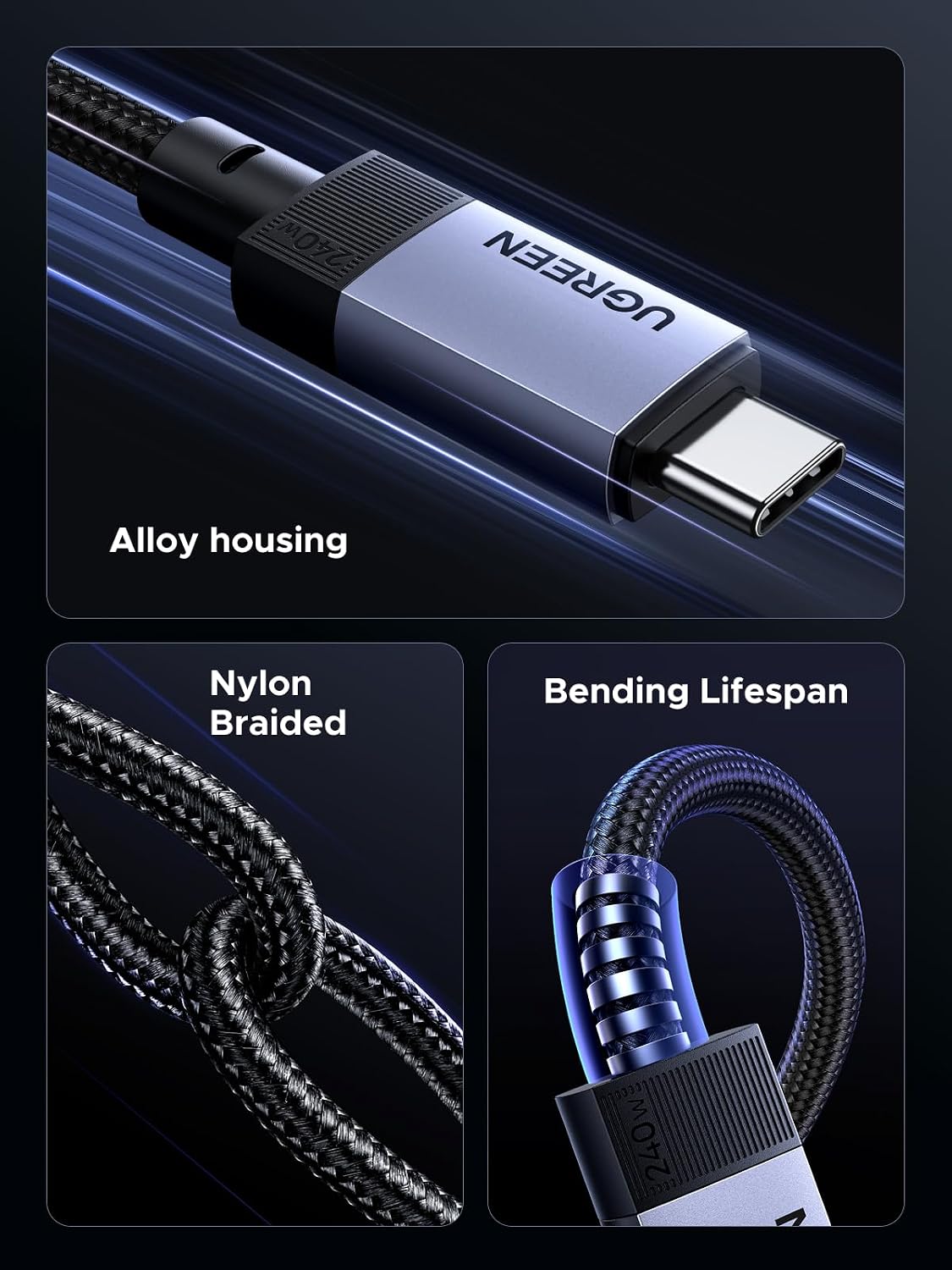 Thumbnail 4 de UGREEN USB C to USB-C 240W 1M Cable