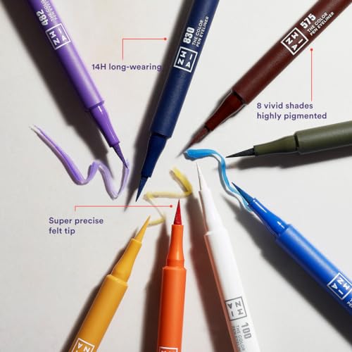 Detalle de 3INA Eyeliner liquide coloré, 14 h