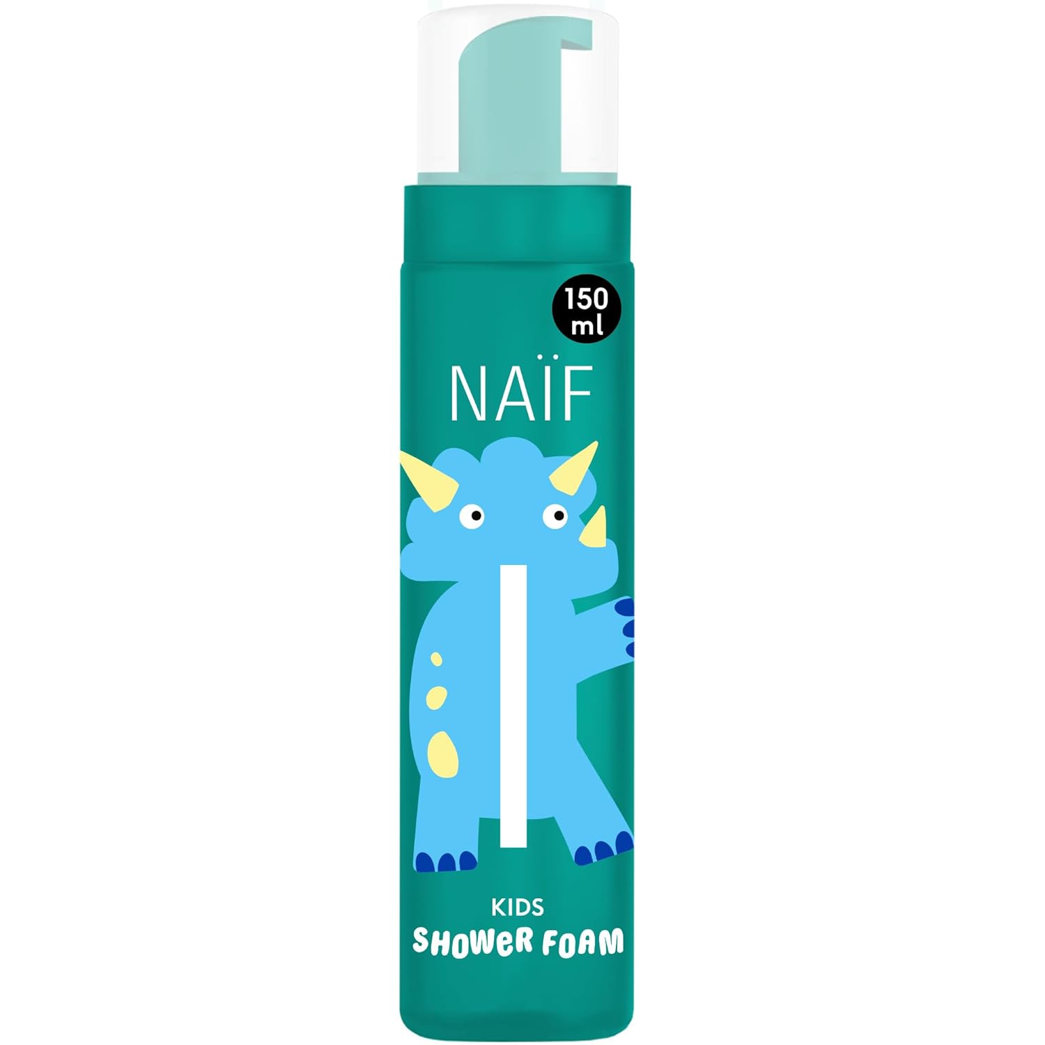 Naïf Bunter Duschschaum für Kinder – Farbenfroher Duschspaß, 150 ml