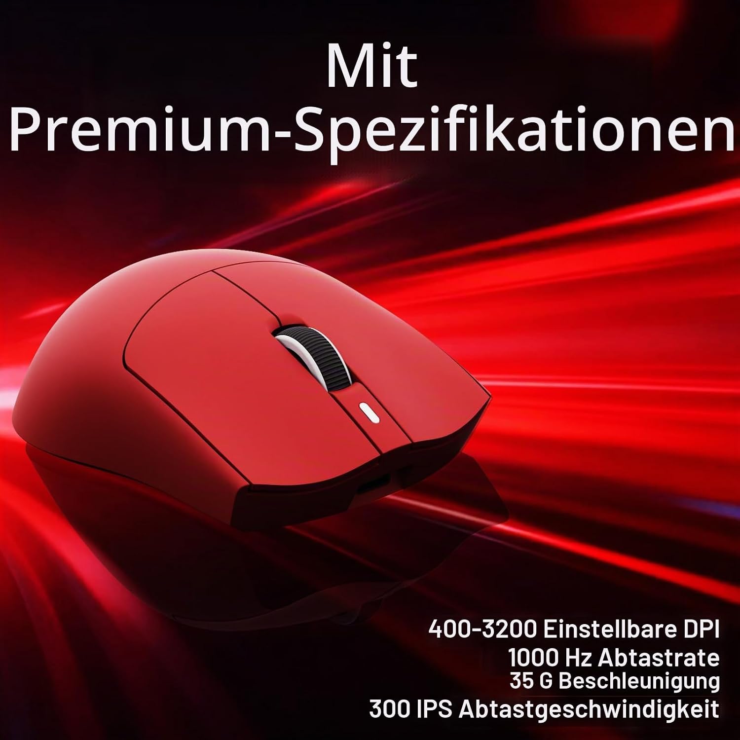 Detalle de AJAZZ AJ139P V3 MC Wireless Gaming Mouse – PAW3311, 24K DPI, Ultra-Leicht 69 g