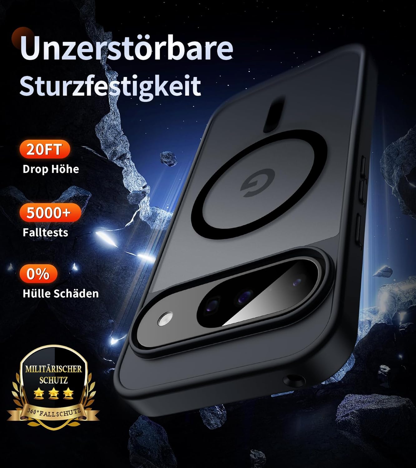 Thumbnail 3 de Opkiegrn Pixel 10/10 Pro/9 Case with 2 Screen Protectors