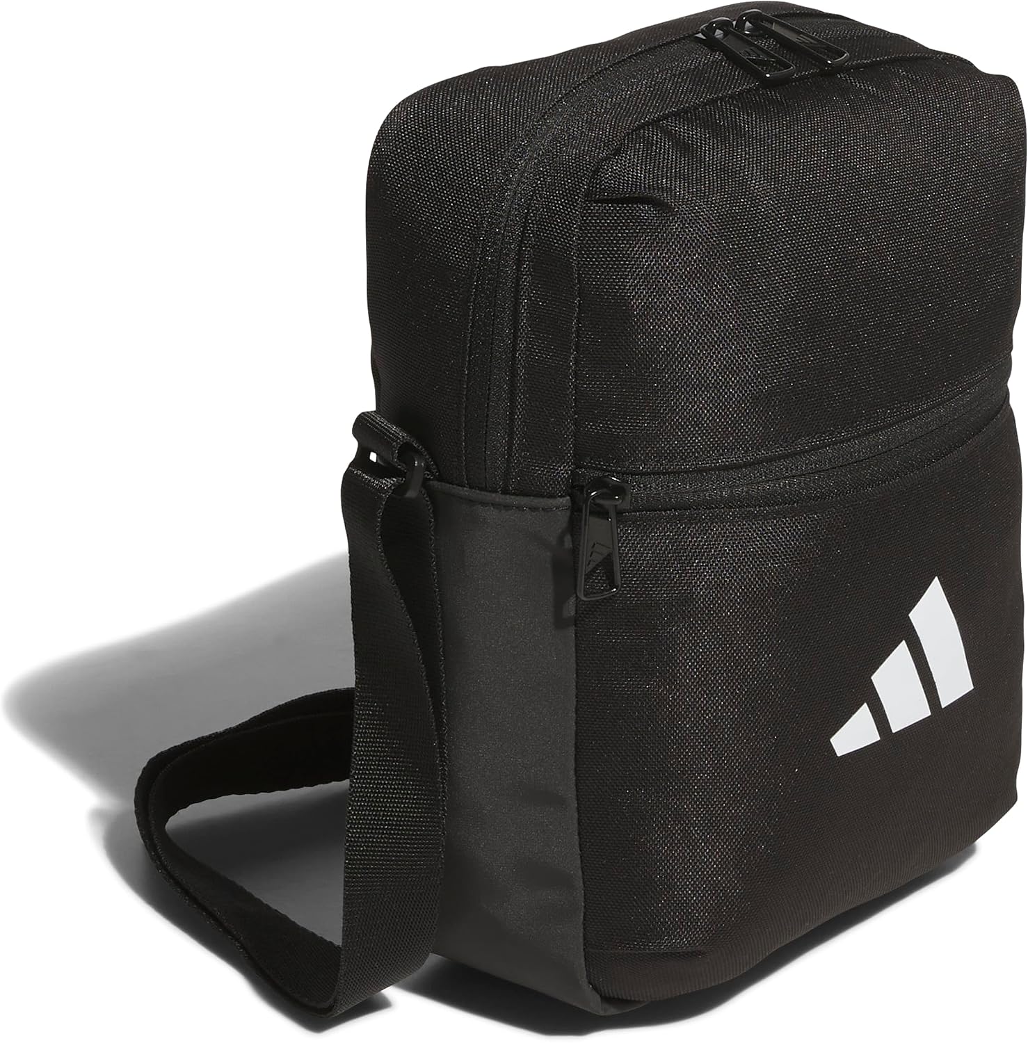 Detalle de adidas Essentials Organizer Taillengürtel – Unisex, Schwarz/Weiß, One Size