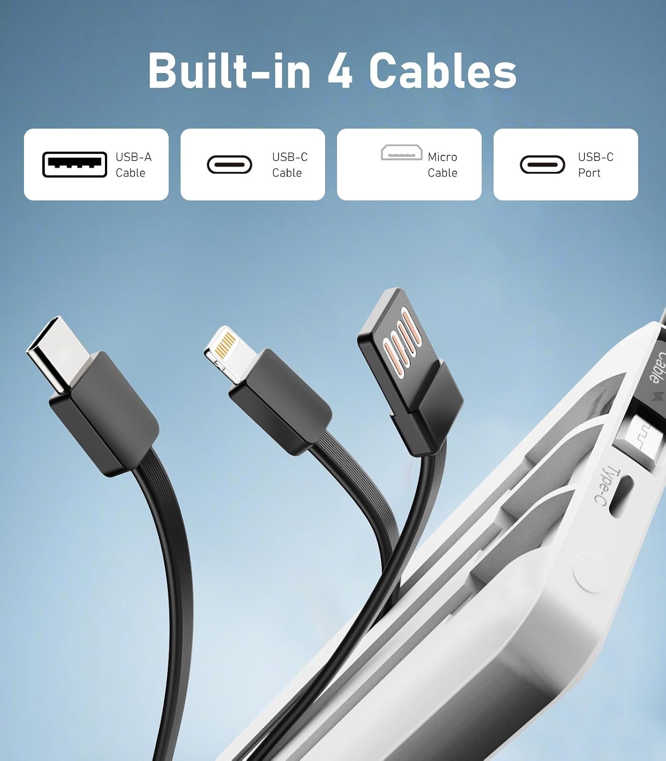 Detalle de EEIVOL Portable Charger 10000mAh