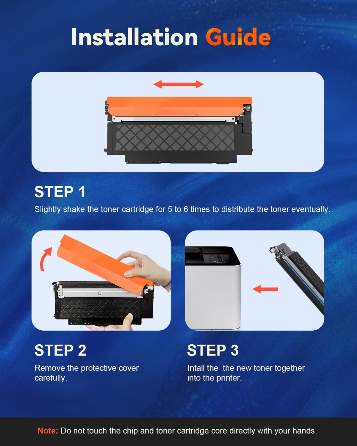 Thumbnail 4 de Skydo 117A Black Toner Cartridges (Compatible with HP W2070A) for HP Colour Laser MFP Printers